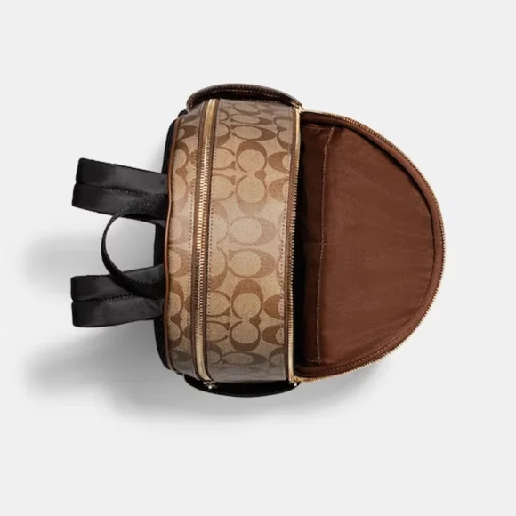 New! Court Backpack In Signature Canvas (Bright Violet) - Picture 4 of 9